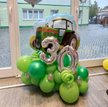 Ballongeschenk zum 30. Geburtstag Thema Traktor
